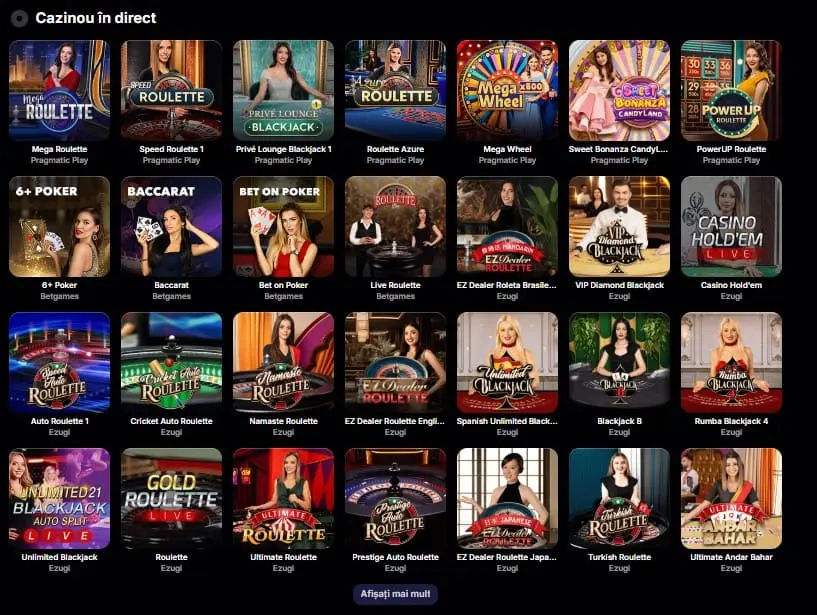 Cazinou în direct

