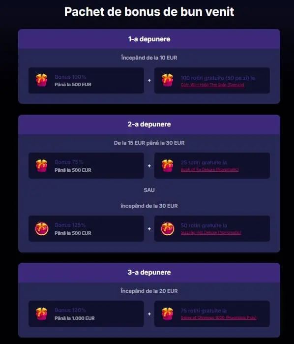 NV Casino bonus de bun venit pentru jucătorii noi